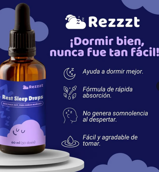 Rest Sleep Drops Gotitas para dormir en 15 minutos
