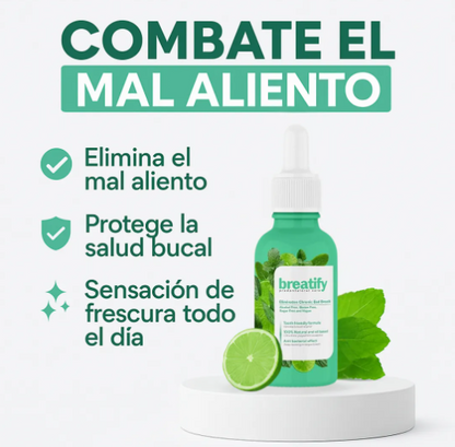 gotas contra el mal aliento Breatify 10ml